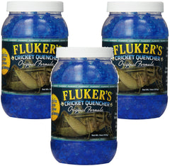 Fluker's Cricket Quencher gel bottle demonstrates a safe water source for feeder insects