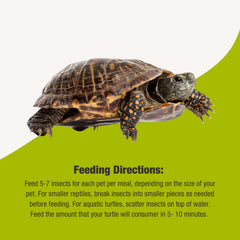 Resealable pouch shown for Fluker's Grub Bag Turtle Treats