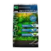 Fluval Bio-Stratum volcanic soil close-up highlighting fine texture for healthy roots