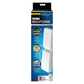 Fluval FX5 foam block three-pack display shows an efficient filtration upgrade.