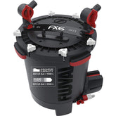 Fluval FX6 front view of compact canister filter under tank
