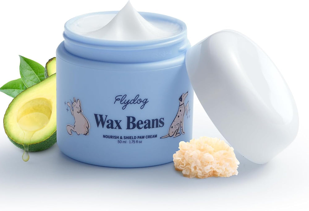 Flydog Lick-Safe Paw Cream bottle demonstrates fast absorption for daily paw care.