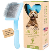 Flying Pawfect dog slicker brush for efficient grooming and detangling