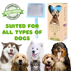 Flying Pawfect ergonomic slip-resistant handle reduces strain during brushing