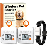 FLYSPEAR two-transmitters indoor barrier setup for flexible pet management