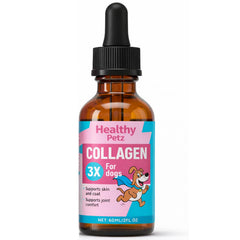 Healthy Petz drops bottle pour enables easy daily dosing for dogs.