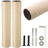 FOBSME replacement cat scratch post on a cat tree ready for use