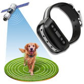 FOCUSER GPS fence front view shows quick, wire-free boundary setup for pets