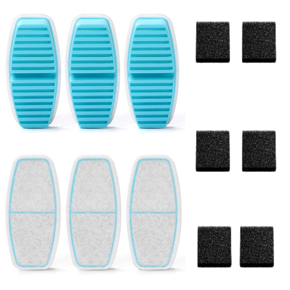 FOFNON cat water fountain filter set keeps water fresh for daily hydration.