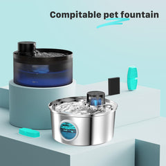 FOFNON cat fountain sponge pack supports clean filtration and longer filter life.