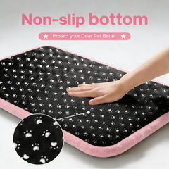 Fogkiss dog bed mat non-slip bottom stays in place on any floor.