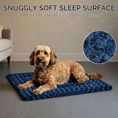 Fogkiss dog bed mat non-slip bottom stays put.
