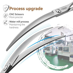FOGOSP CNC-machined curved shears ensure consistent professional results.