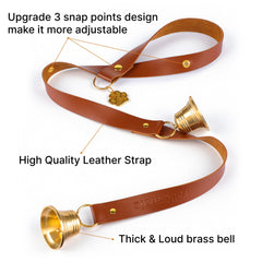 Premium leather strap detail emphasizes elegant, long-lasting craftsmanship.