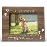 FONDCANYON pawprints-forever-heart-frame displaying cherished pet memories on a wall or desk.