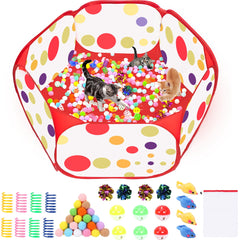 Fooind cat ball pit 226-pcs pack for indoor play and enrichment.
