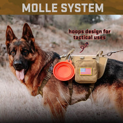 Forestpaw bungee leash with two ergonomic handles ideal for jogs.