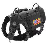 Forestpaw medium dog harness front view with secure no-pull design.