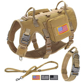 Forestpaw tactical harness with front D-ring for better walk control.