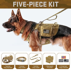 Forestpaw tactical harness side view highlights secure fit and padded comfort.