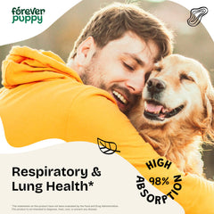 Forever Puppy Mullein tincture drops dispense smoothly for convenient daily dosing