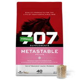 Formula 707 MetaStable pellets in a 5 lb bag support metabolic balance during daily feeding.