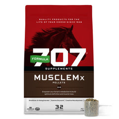 Formula 707 MuscleMx bottle front shows packaging for conditioning support