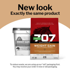Formula 707 palatable crumbles closeup highlighting easy feed for appetite and calories