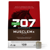 Formula 707 MuscleMx equine bag displaying conditioning support for horses.