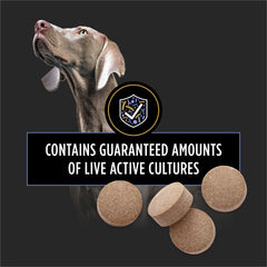 Easy-to-feed FortiFlora chewable dog tablets for daily use