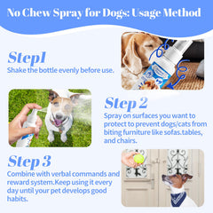 Fortrek No Chew Spray on wounds to discourage licking safely