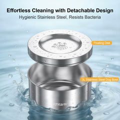 FORWH 101oz capacity ideal for multi-pet homes or long trips