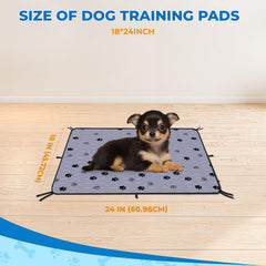 Fostanfly pee pad with non-slip bottom stays secure on floors.