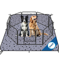 Fostanfly washable pee pad 72x72 two-pack for reusable potty training on floors.