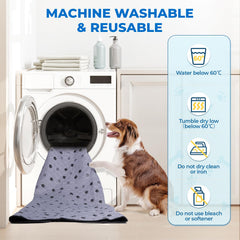 Fostanfly waterproof leak-proof pee pad protects floors and furniture from spills.