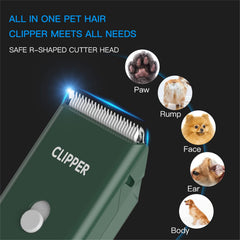 Founouly AP005 low noise operation keeps pets calm during grooming.
