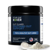 Four Leaf Rover Gut Guard bottle front view supporting canine gut health
