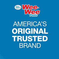 Four Paws Wee-Wee six-layer leak-proof technology showing strong moisture containment.