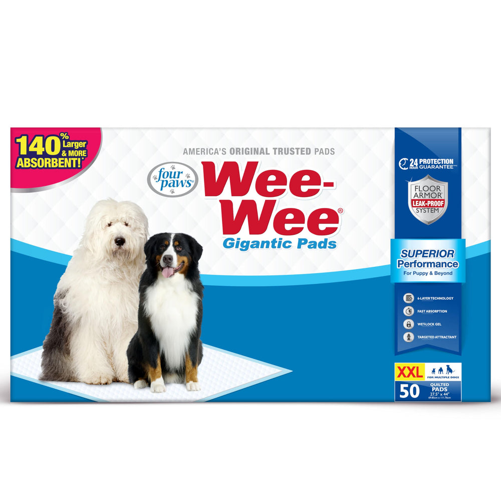 Four Paws Wee-Wee giant pad top view for large dogs and multi-dog homes