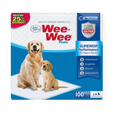 Four Paws Wee-Wee packaging with 100-count box for easy stocking