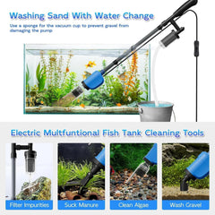 FOUSIUTIM 530GPH pump provides strong suction for efficient cleaning