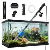 FOUSIUTIM 6-in-1 cleaner in action for debris removal and water changes