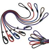 FOVRLZSE red nylon dog leash five-pack for high-visibility daily walks