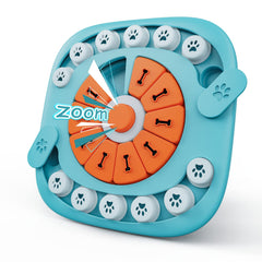 FOXMM dog puzzle toy cover view shows sturdy, durable design for extended play.