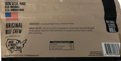 Close-up of Frankly retriever rolls highlighting a protein-rich, digestible treat for dogs