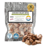 Fresh Is Best freeze-dried chicken hearts package front for training rewards.