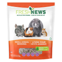 Fresh News recycled paper bedding 40L packaging for eco friendly pet care