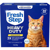 Fresh Step Advanced Heavy Duty Litter with Febreze freshness for odor control in the litter area.