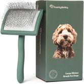 Freshly Bailey Doodle Brush full product shot for easy grooming on doodle coats