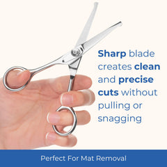 Freshly Bailey lightweight handle design for comfortable grooming sessions.